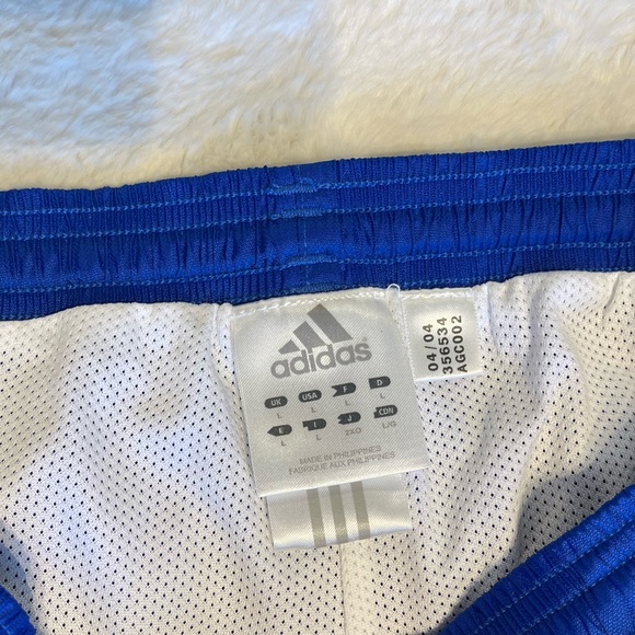 Vintage adidas size large blue & white jogger set - Picture 8 of 11